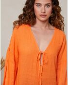 Robe 100% Lin Nomei orange