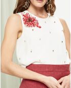 Top Leggio blanc