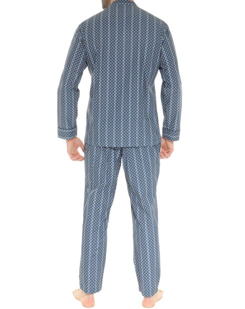 Pyjama long Bosco bleu encre