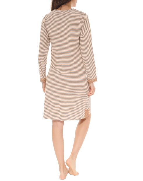 Chemise de nuit Rosie marron