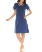 Chemise de nuit Valia bleu marine
