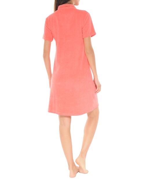 Robe d'été courte Vahine corail