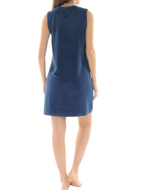 Robe d'été courte Vahine bleu marine