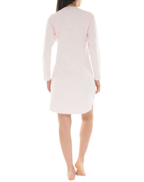 Chemise de nuit Cidalie rose pastel