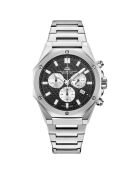 Montre Homme Quartz en Acier Raidillon Chrono argentée