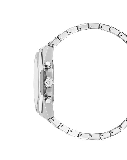 Montre Homme Quartz en Acier Raidillon Chrono argentée