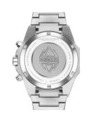 Montre Homme Quartz en Acier Raidillon Chrono argentée