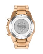 Montre Homme Quartz en Acier Raidillon Chrono rose doré