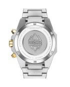 Montre Homme Quartz en Acier Raidillon Chrono argenté/doré