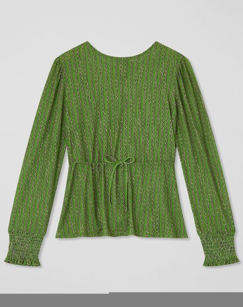 Blouse Ellie verte