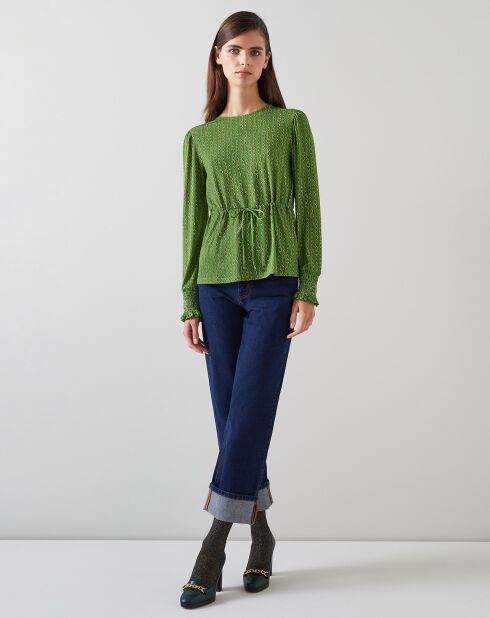 Groene blouse Ellie