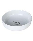2 Bols en Porcelaine blanc/noir - D.15 cm