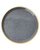 Service de table en Porcelaine noir/doré - 16 pièces