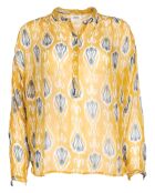 Blouse Canda imprimée jaune