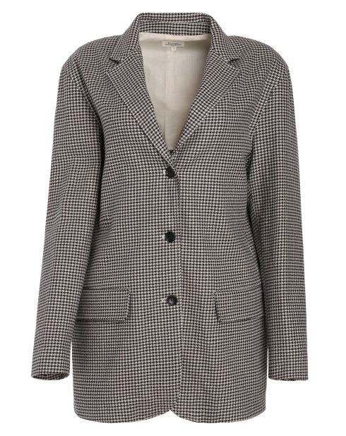 Veste en Coton & Lin Victory beige/noir