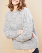 Pull Maelia gris clair