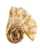 Foulard Floral jaune - 186x68 cm