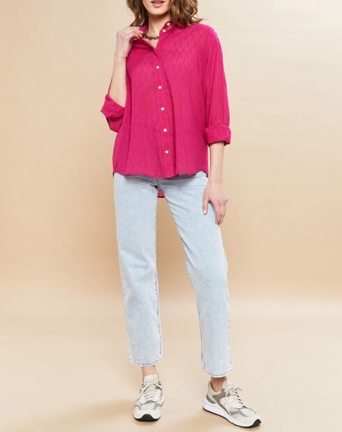Chemise Charlot fushia
