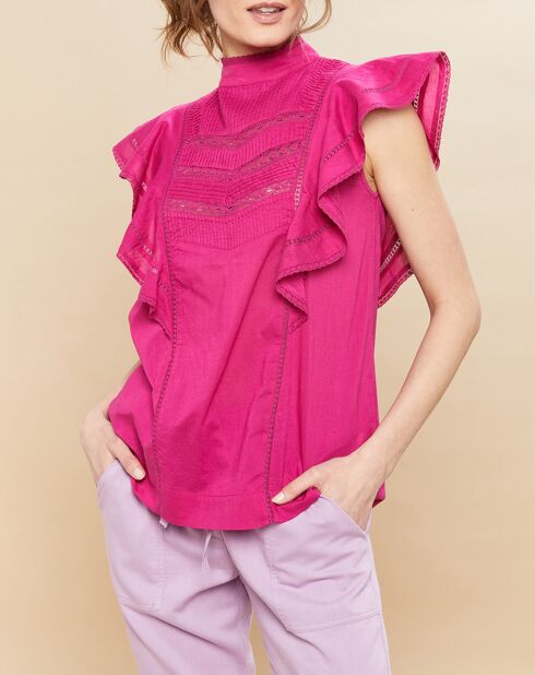 Top fucsia Hedine