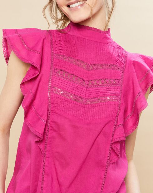 Top fucsia Hedine