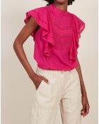 Top Hedine fushia