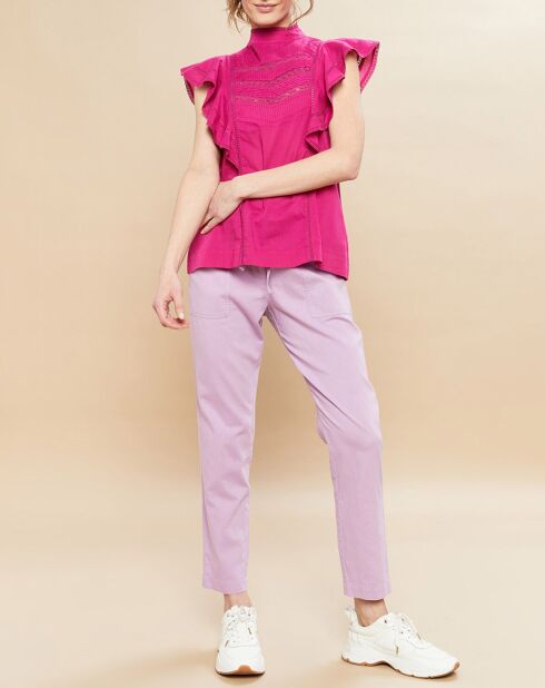 Pantalon Philemon orchidée