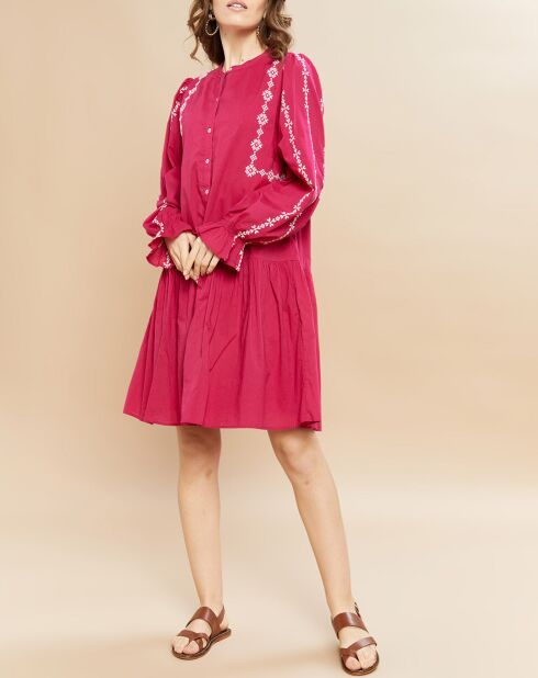 Abito Rosance fuchia/bianco