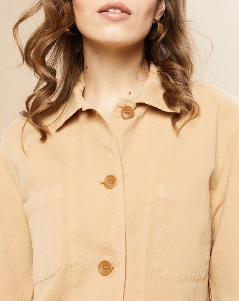 Veste en Coton & Lin Verdi dune