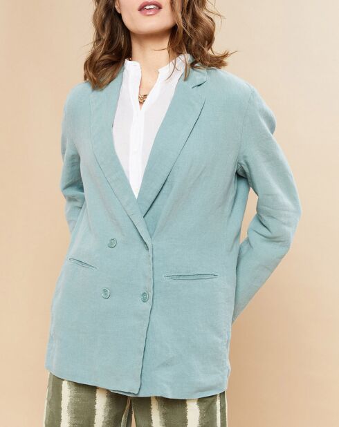 Veste 100% Lin Version eucalyptus
