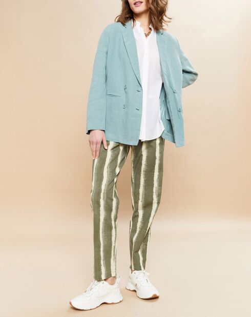 Veste 100% Lin Version eucalyptus