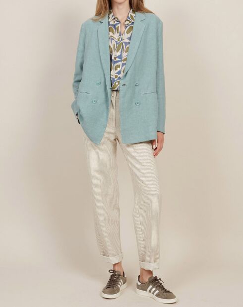 Veste 100% Lin Version eucalyptus