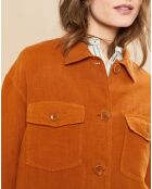 Veste 100% Lin Voltige caramel