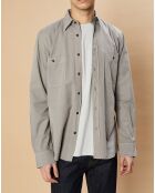 Chemise Regular Pocket Pat sage