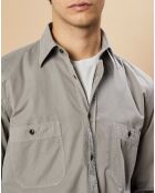 Chemise Regular Pocket Pat sage