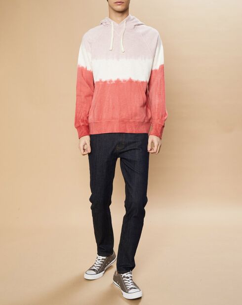Sweat à capuche Light faded rose/brick