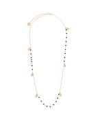Collier en Acier Doré & Cristal