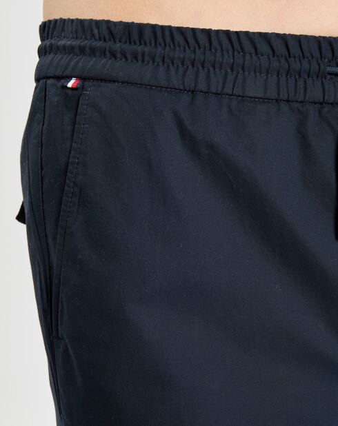 Pantalon chelsea en Popeline Papertouch bleu marine