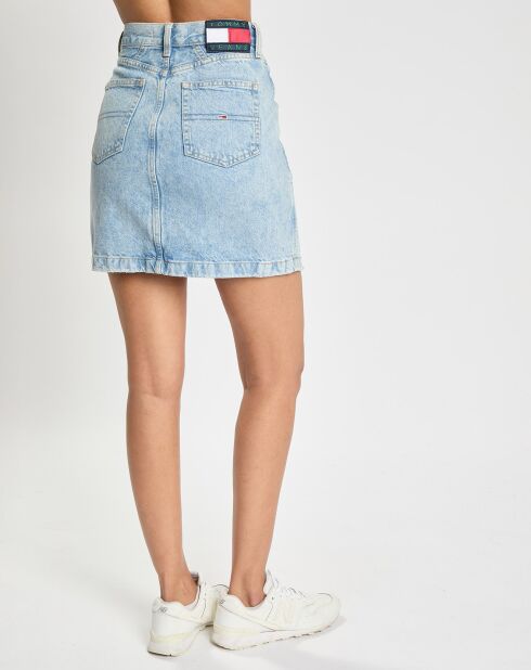 Jupe Regular en Jean Mom bleu clair