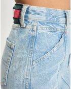 Jupe Regular en Jean Mom bleu clair
