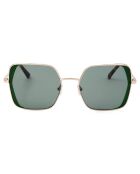Lunettes de Soleil Femme dorées