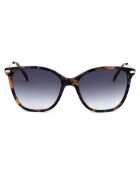 Lunettes de Soleil Femme bleu nacré havane
