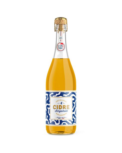 1 Lot de 3 Cidres à la Bergamote Bio Le Coq Toqué ! 4% 3x75cl