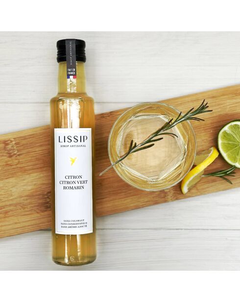 Sirop  Citron Citron vert Romarin 25cl