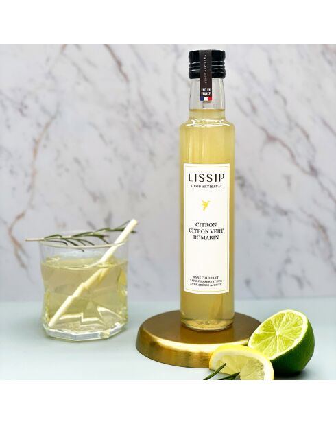 Sirop  Citron Citron vert Romarin 25cl