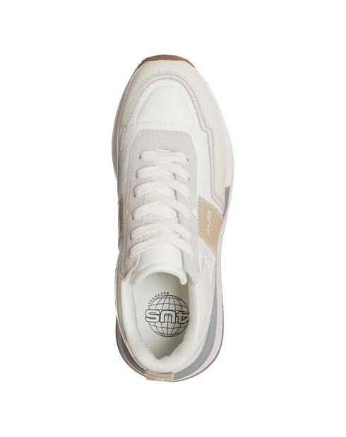 Baskets en Cuir Sean blanches