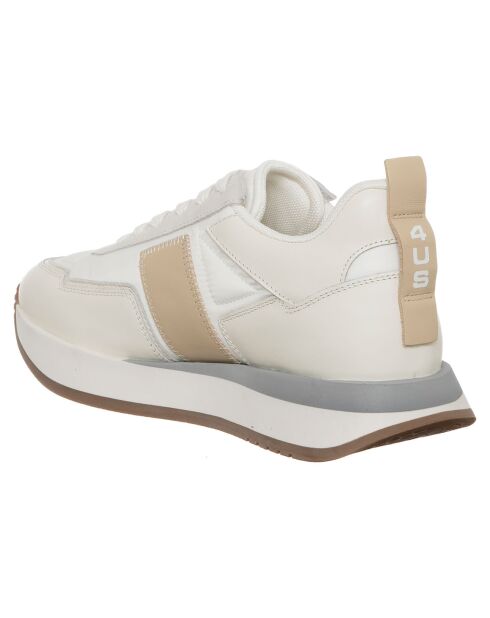 Baskets en Cuir Sean blanches