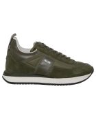 Baskets en Cuir Sean olive