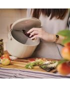 Bac à composte Bokashi - Daily crème - 3.3L
