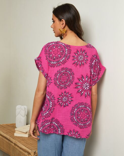 Top Epine fushia
