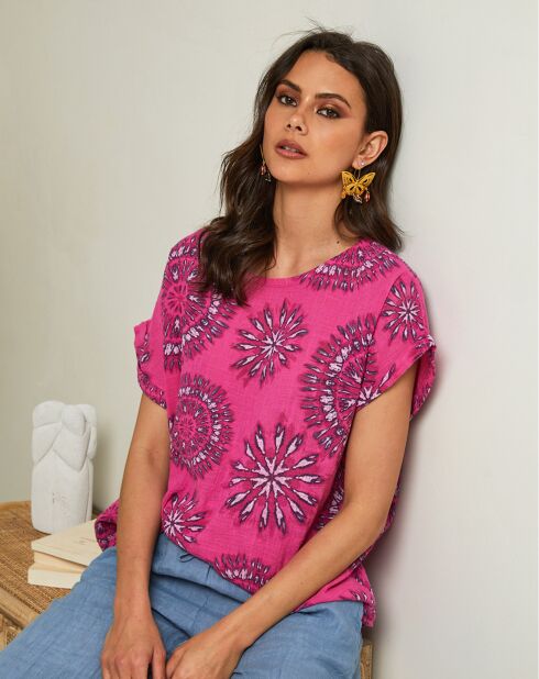 Top Epine fushia